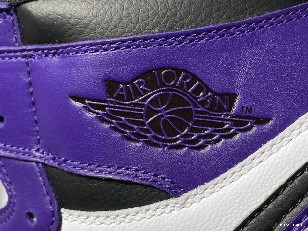 Rep Husky 1 555088-500 Court Air OG Purple Jordan High 0716